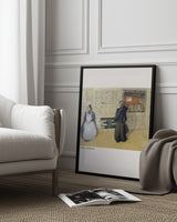 Carl Larsson, Mother and Daughter, 1903, Watercolour 1 Poster och Canvastavla