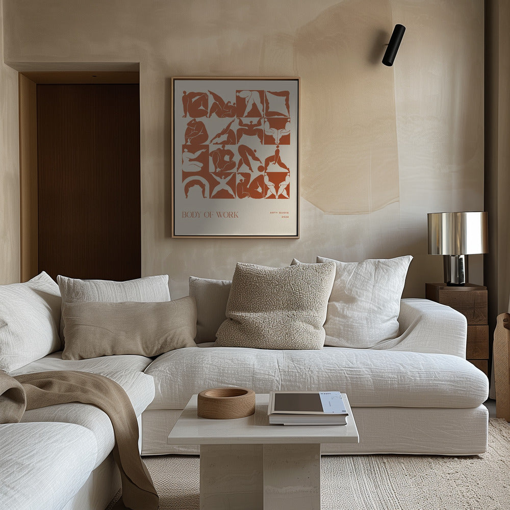 Body of Work (terracotta) Poster och Canvastavla