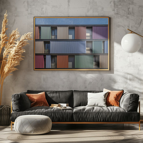 Coloured wall Poster och Canvastavla