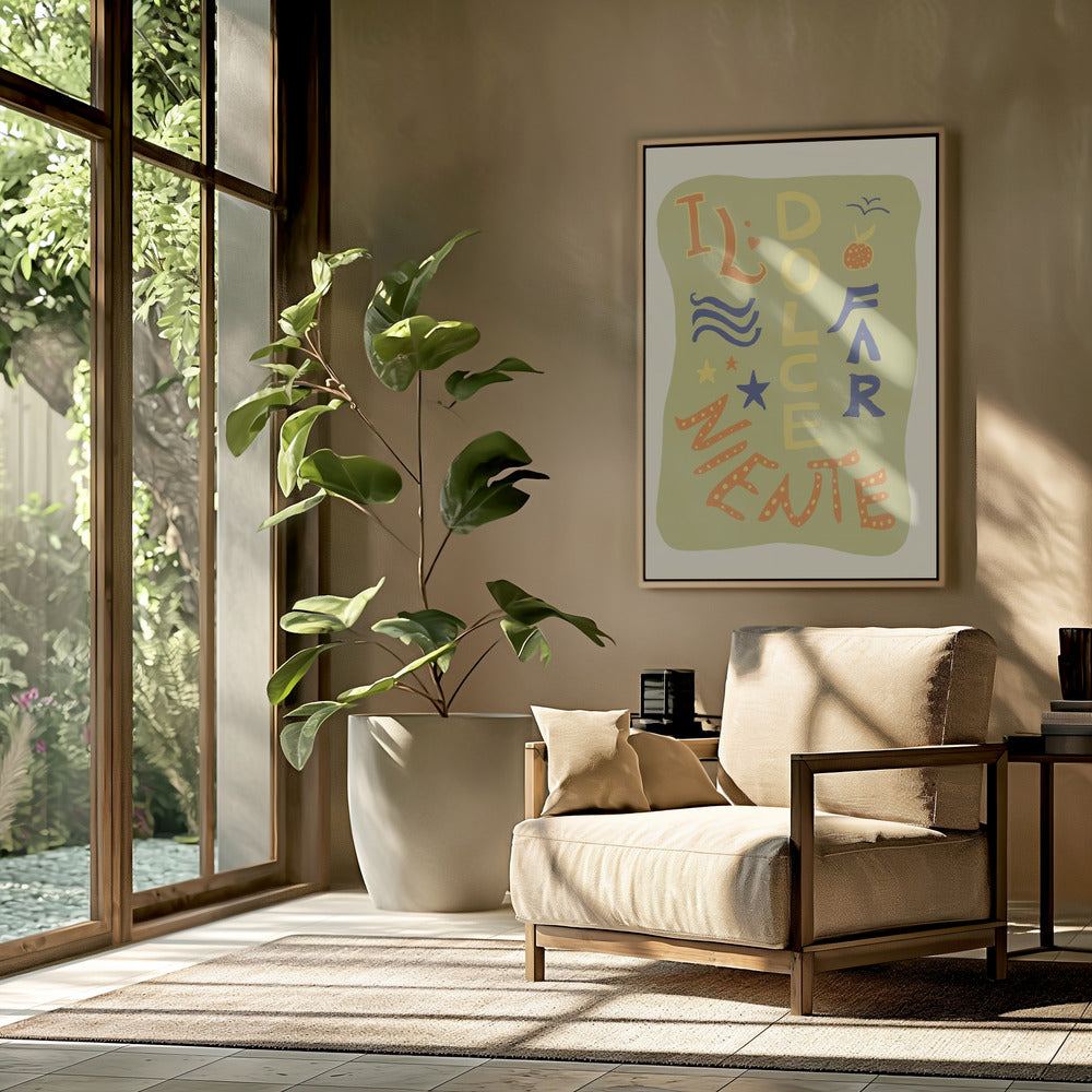 La Dolce Far Niente Poster och Canvastavla