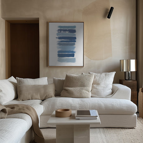 Ombre Blue Poster och Canvastavla