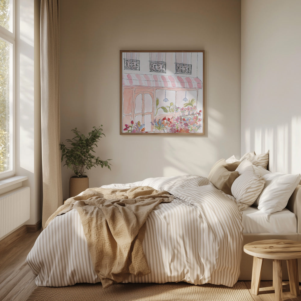 Flower Shop 70x100 Poster och Canvastavla