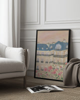Sunset Over Paris 70x100 Poster och Canvastavla