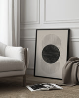 Perfect Point Black Poster och Canvastavla