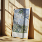 Woman With Parasol Poster och Canvastavla