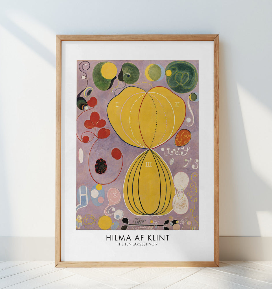 The Ten Largest No.7 Poster Poster och Canvastavla