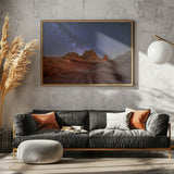 White Pocket under Milkway Poster och Canvastavla