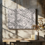 Thin Shakey Lines Poster och Canvastavla