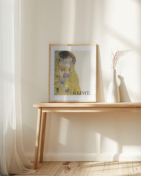 The Kiss (1907–1908) Special Poster Crop Poster och Canvastavla