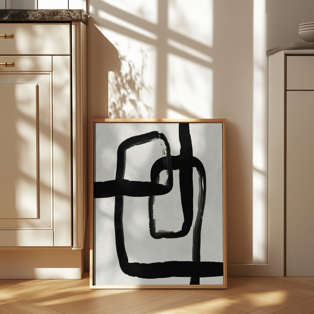 Blackstrokesno8 Poster och Canvastavla