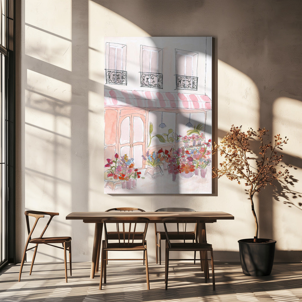 Flower Shop 70x100 Poster och Canvastavla