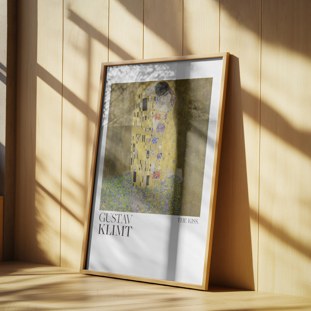 The Kiss (1907–1908) Poster Poster och Canvastavla