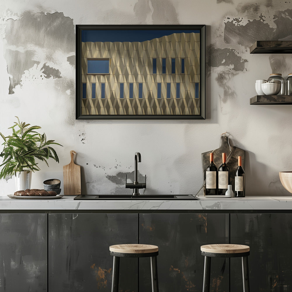 The yellow wall Poster och Canvastavla