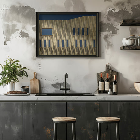 The yellow wall Poster och Canvastavla