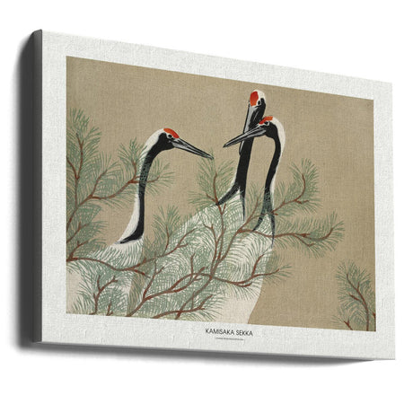 Cranes From Momoyogusa Poster och Canvastavla