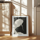 Heron In The Snow Poster och Canvastavla
