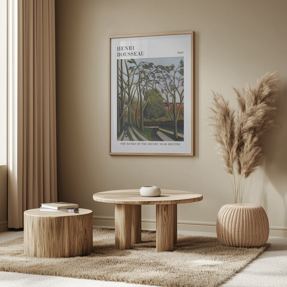 The Banks Of The Bier Near Bicetre Poster och Canvastavla