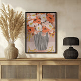 Pastelflowerimpressionno10 Poster och Canvastavla