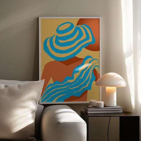 The Blue Sarong Poster och Canvastavla