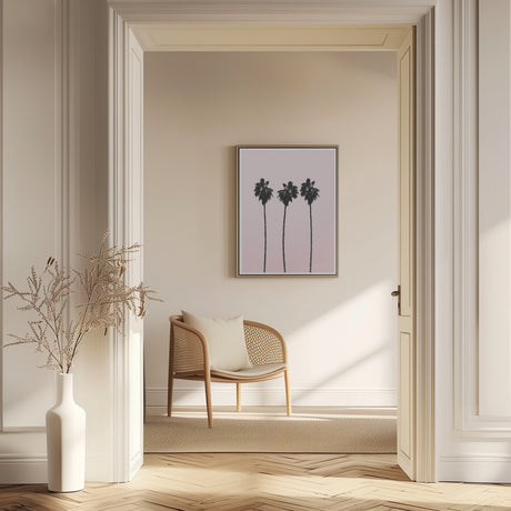 Pinky Palms Poster och Canvastavla