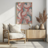 Pastel Strokes Pattern Poster och Canvastavla