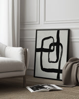 Blackstrokesno8 Poster och Canvastavla