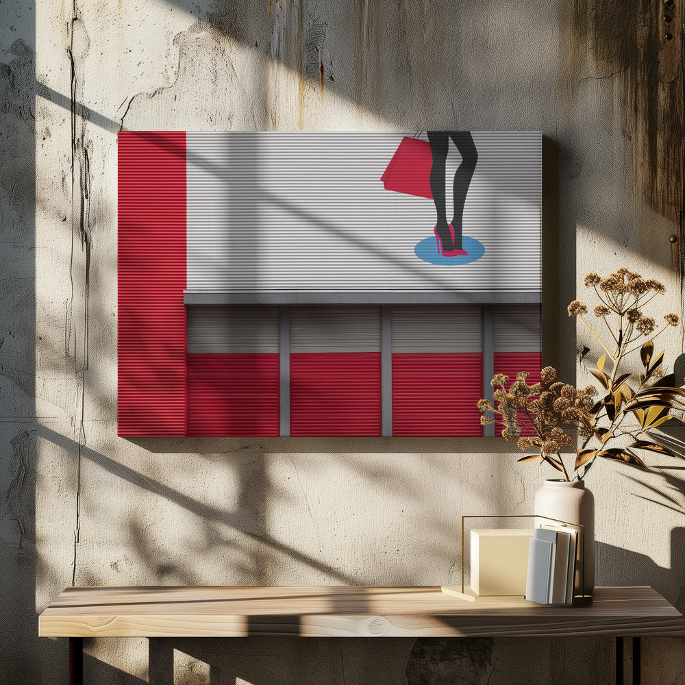 Shopping Poster och Canvastavla