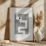 Minimalist maze Poster och Canvastavla