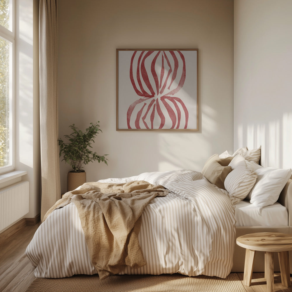 New Vase Line Art Poster och Canvastavla