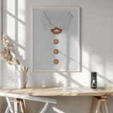 the baker bakes not only bread Poster och Canvastavla