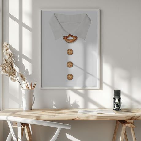 the baker bakes not only bread Poster och Canvastavla
