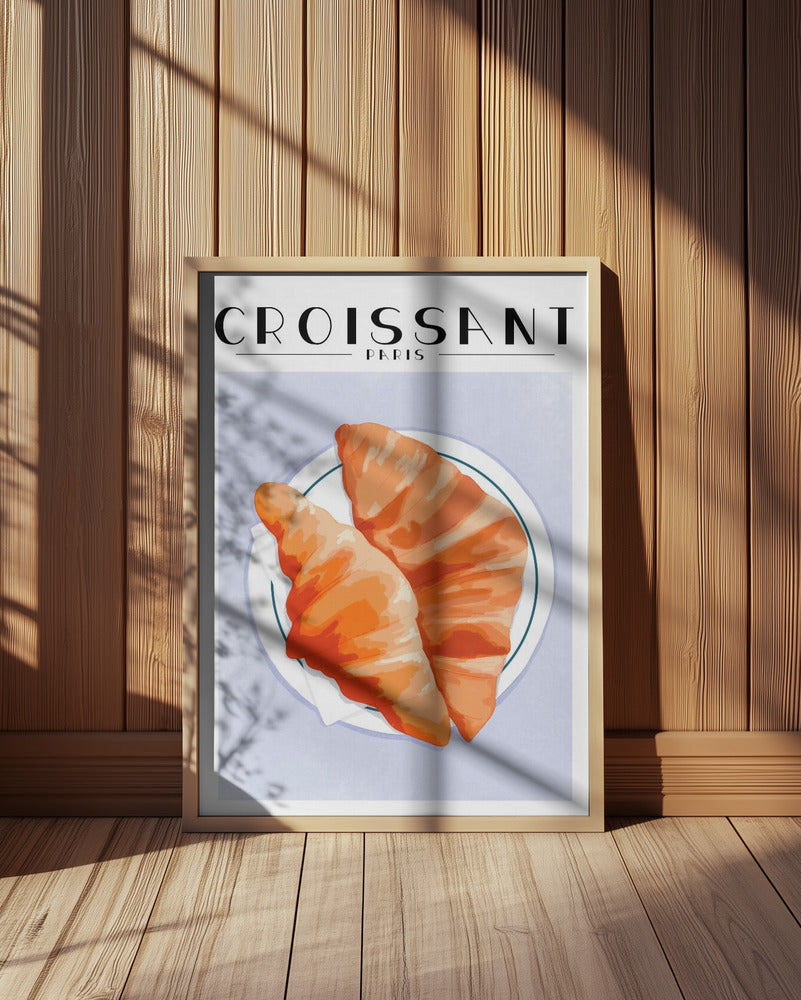 Croissant - Paris Poster och Canvastavla