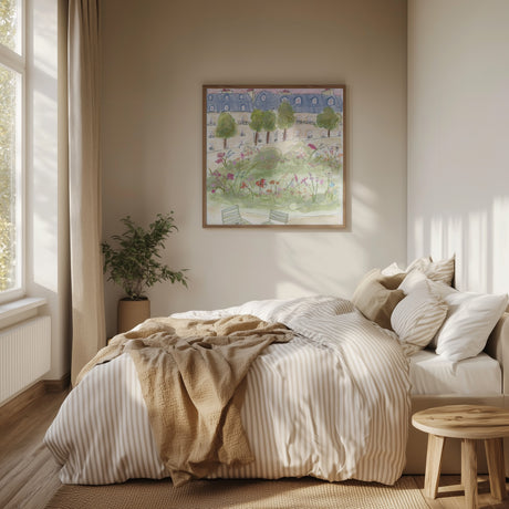 Parisian Garden 70x100 Poster och Canvastavla