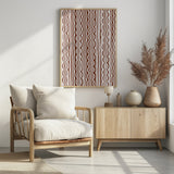 Curved Lines Poster och Canvastavla