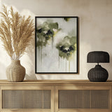 Greenpansies Poster och Canvastavla