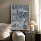 Concrete structure 12 Abstract painting mural Poster och Canvastavla