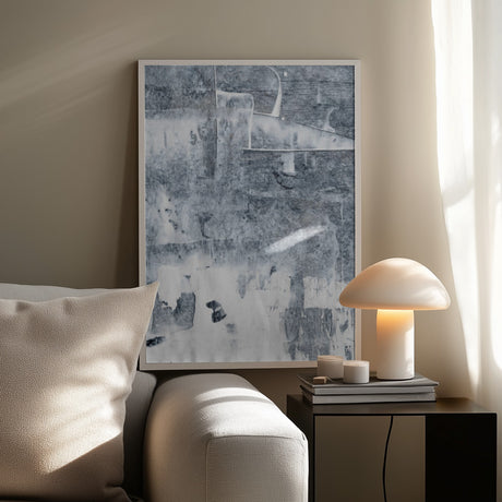 Concrete structure 12 Abstract painting mural Poster och Canvastavla