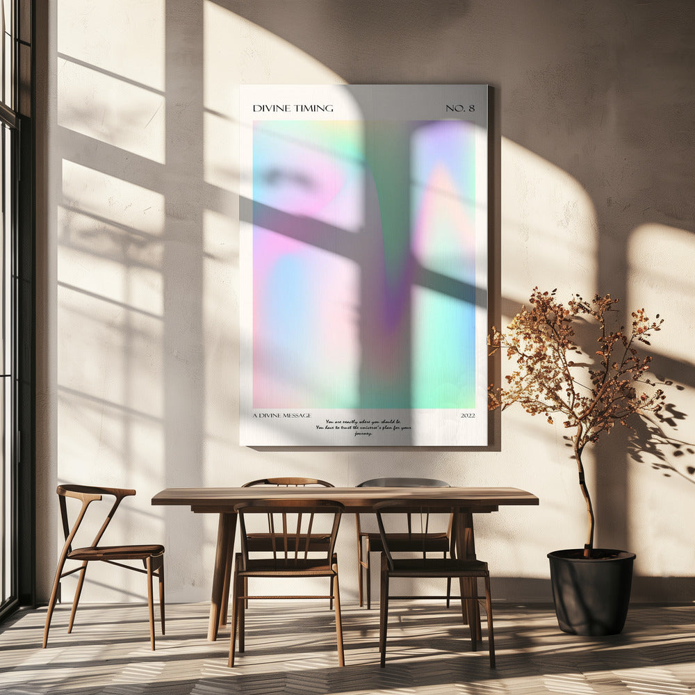 Divine Timing Poster och Canvastavla