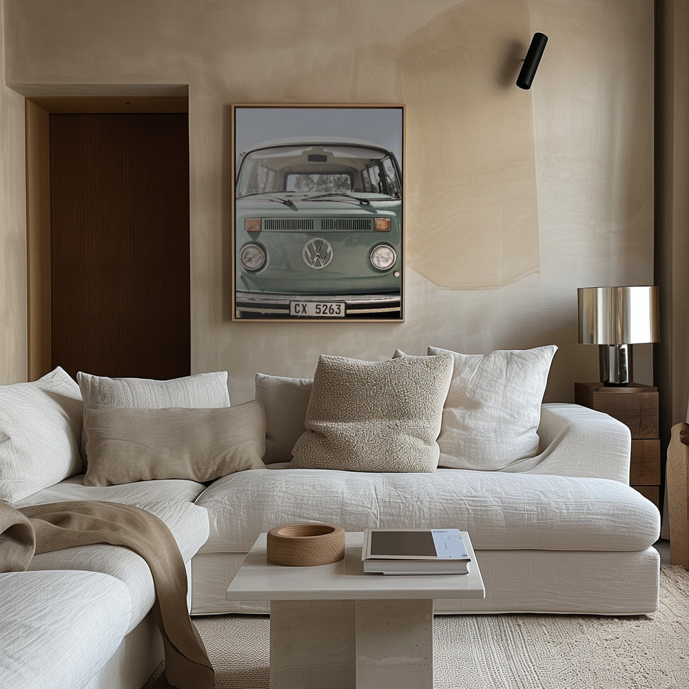 Vw Kombi Poster och Canvastavla