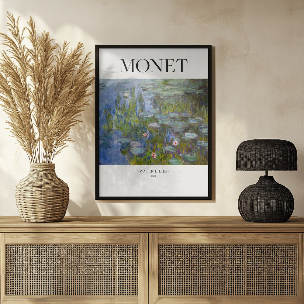 Water Lilies 1915 Poster och Canvastavla