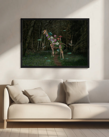 Giraffe Poster och Canvastavla
