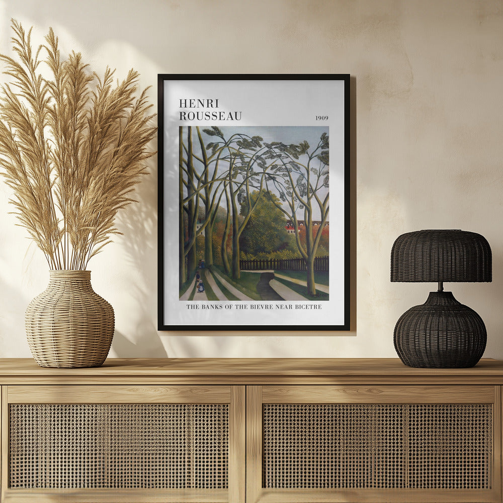 The Banks Of The Bier Near Bicetre Poster och Canvastavla