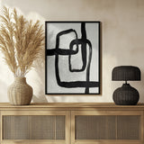 Blackstrokesno8 Poster och Canvastavla