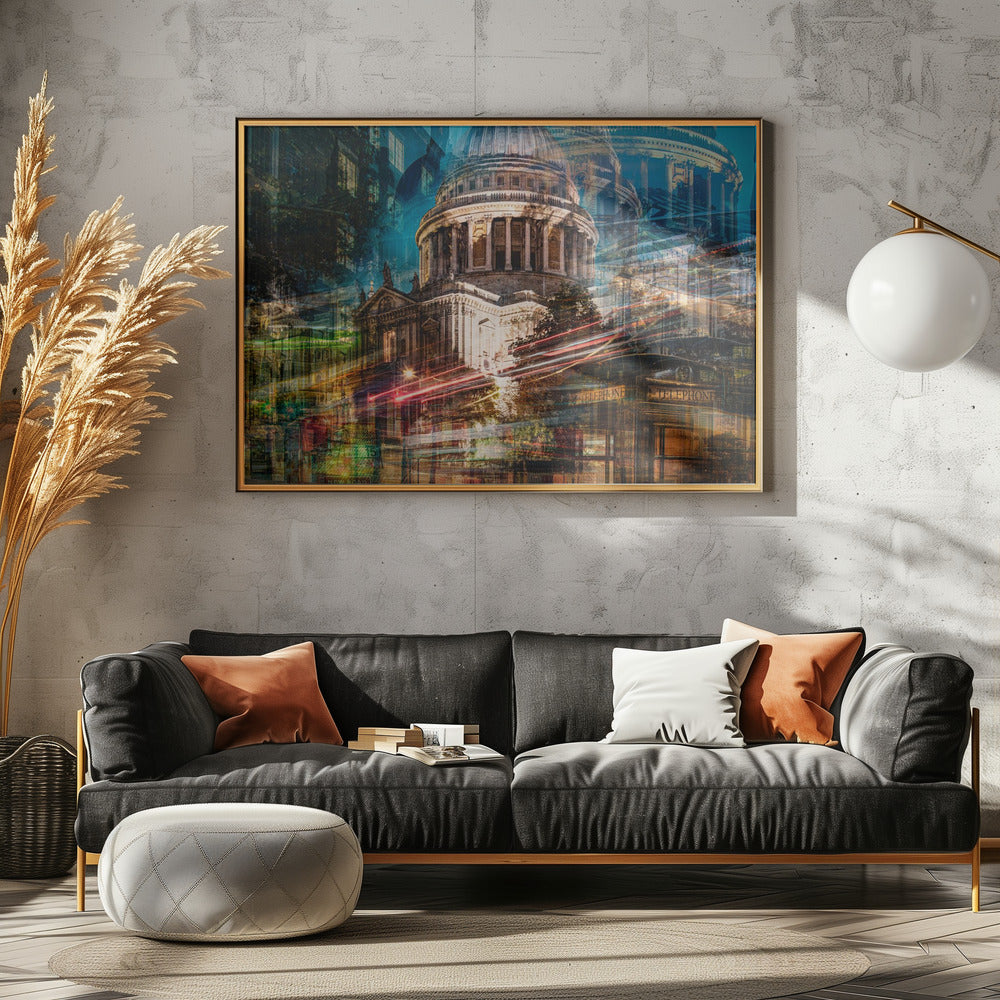 Night at St. Pauls Poster och Canvastavla