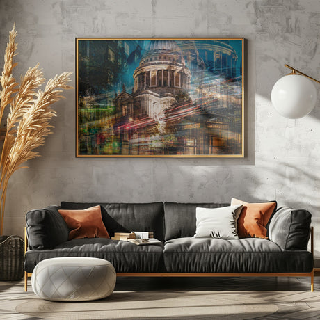 Night at St. Pauls Poster och Canvastavla
