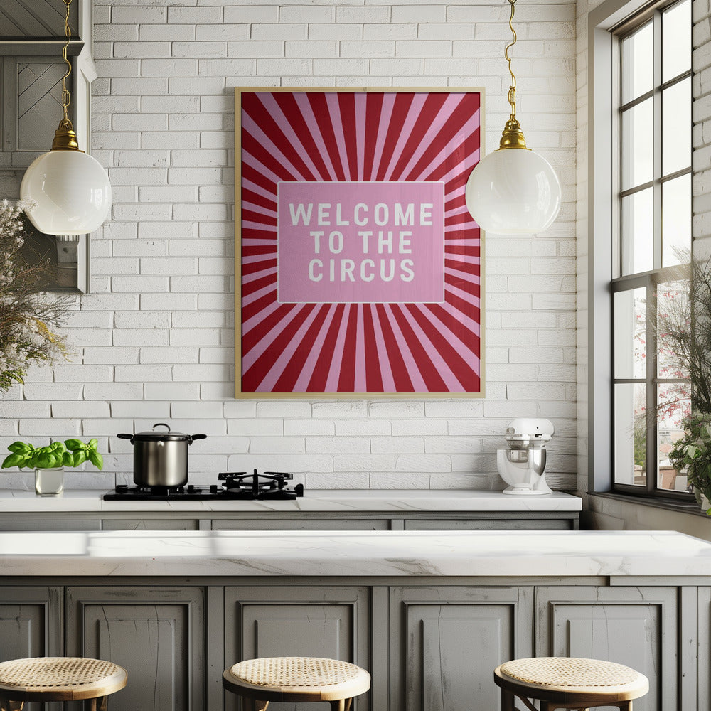Welcome To the Circus Poster och Canvastavla