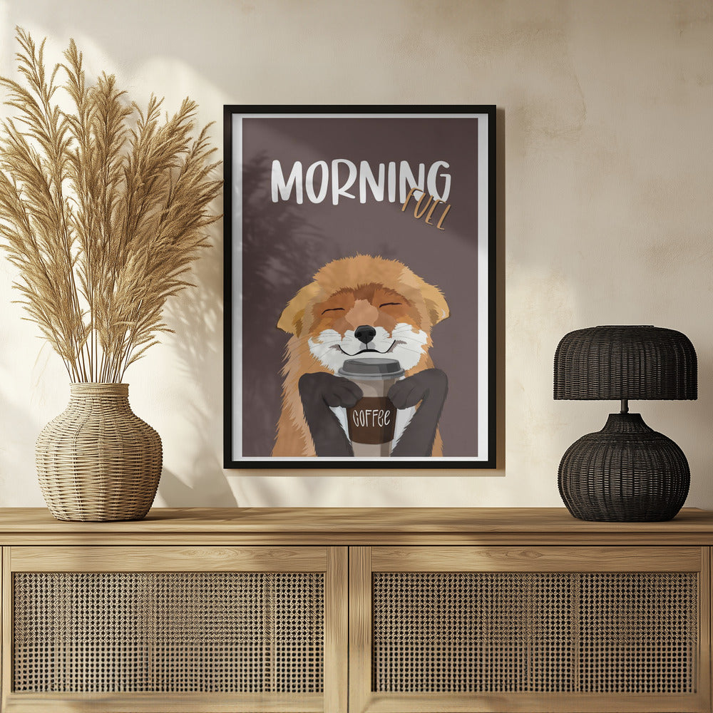 Morning Fuel Poster och Canvastavla