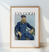 Portrait of the Postman Joseph Roulin (1888) Poster och Canvastavla