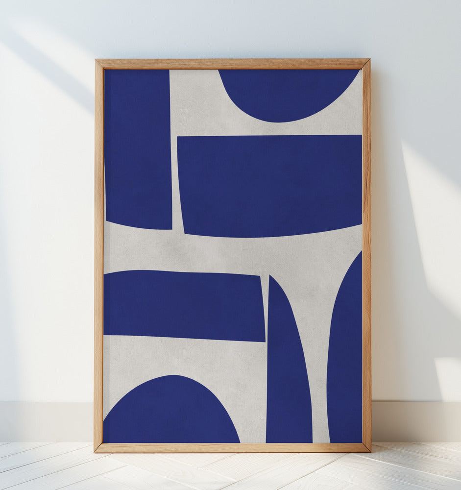 Curved shapes 1 Poster och Canvastavla