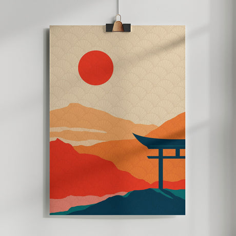Sunset Delight Poster och Canvastavla